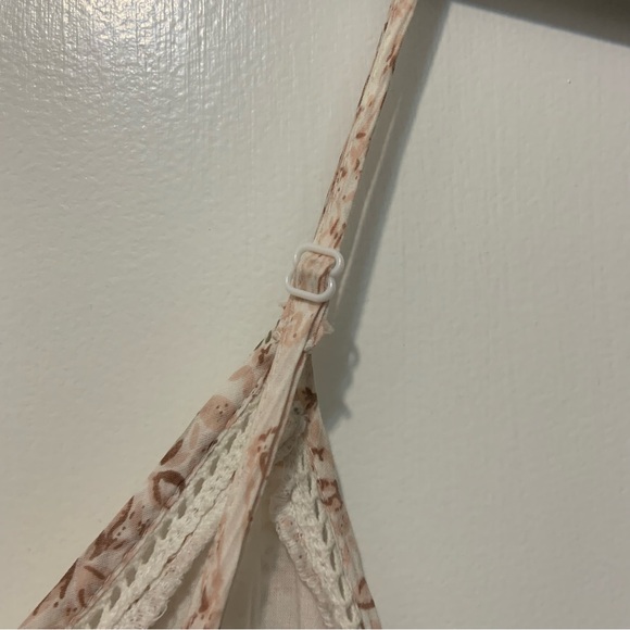 Rachel Zoe Boho Lace Ruffle Midi Dress - Size Medium - Picture 8 of 16